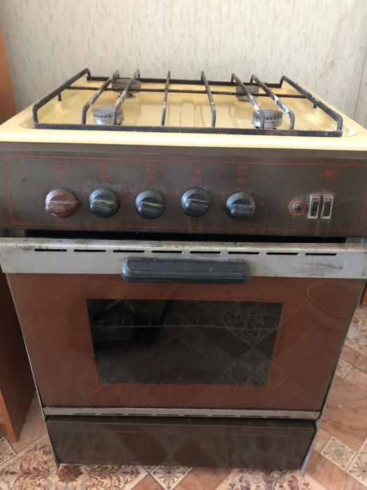 Газ пеші, Газовая плита