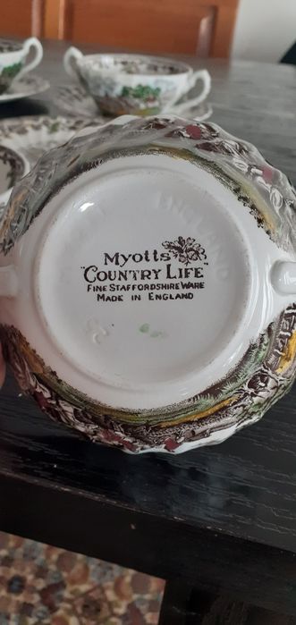 Set cești mic dejun porțelan Anglia