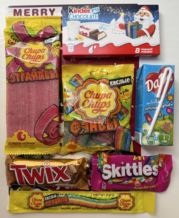 Сладкий подарок на Новый Год, есть разное наполнение, цены разные