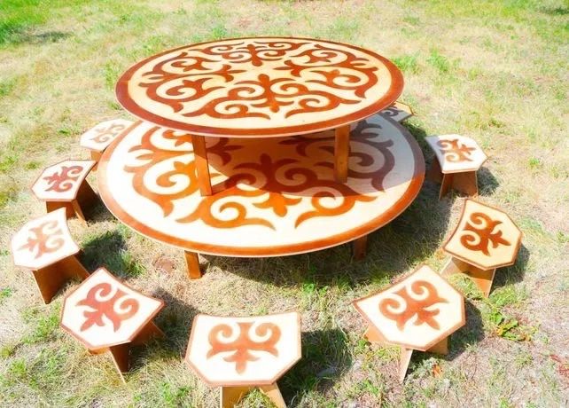 Стол казахский / круглый стол / жер стол / казакша стол