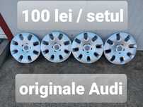 Capace pentru jante din tabla pe 15 originale AUDI