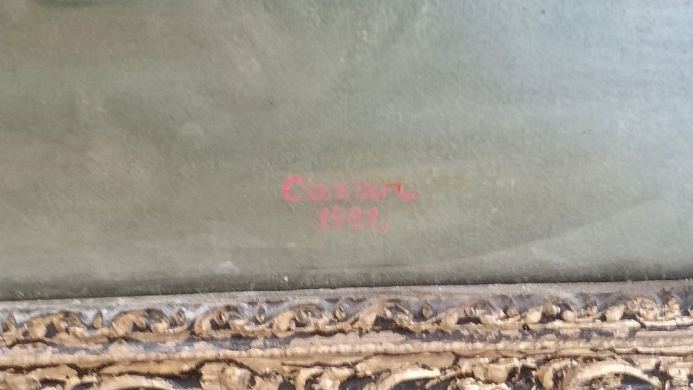 Tablou de colectie de V. Cazan
