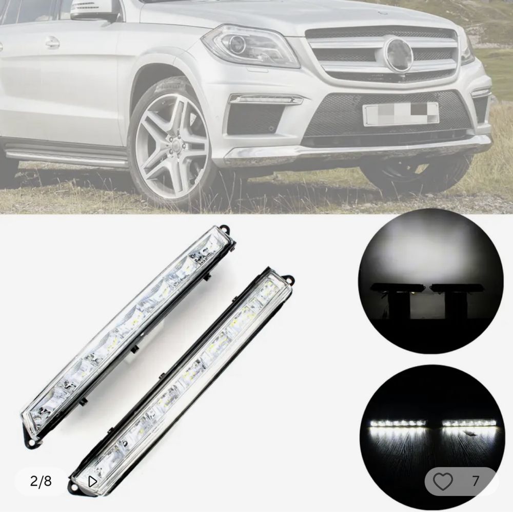 Mercedes Gl Мерцедес Гл X164 X166 Х164 Х166 дневни светлини DRL