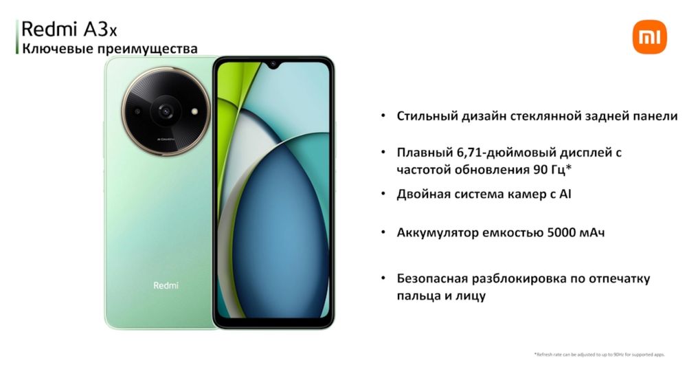 Продается новый Redmi A3x