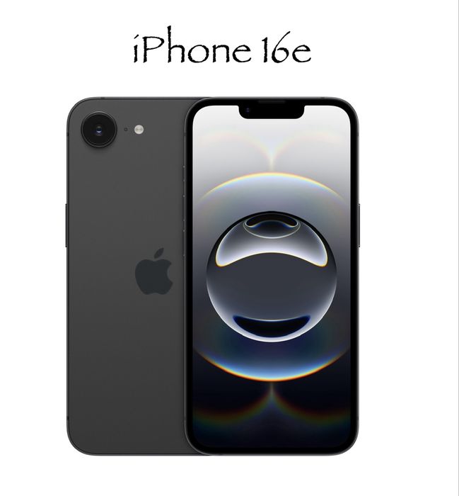 НОВ!!! Apple iPhone 16e, 256GB, 5G, Black