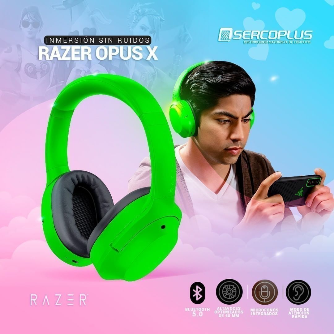 СКИДКА! RAZER OPUS X/ANC Беспроводные Наушники/Гарнитура