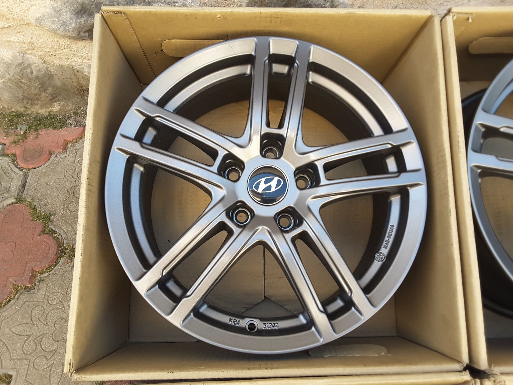 jante aliaj 17; 5x114,3; Hyundai Tucson, Kona, Elantra, i40