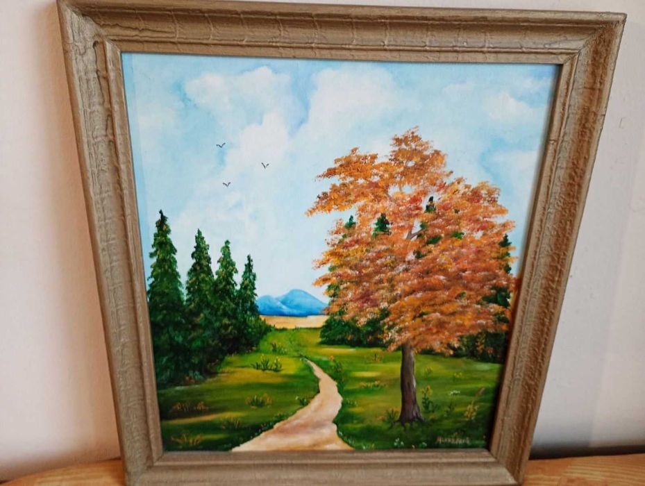 Пейзаж пътека в гората