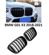 Grile Duble Centrale BMW X3 G01 2018-2021 Negru Lucios