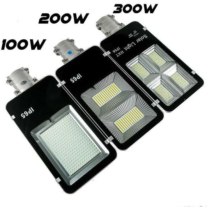 Lampa Incarcare Solara 100w 200W 300W 400w Telecomanda Suport Stalp
