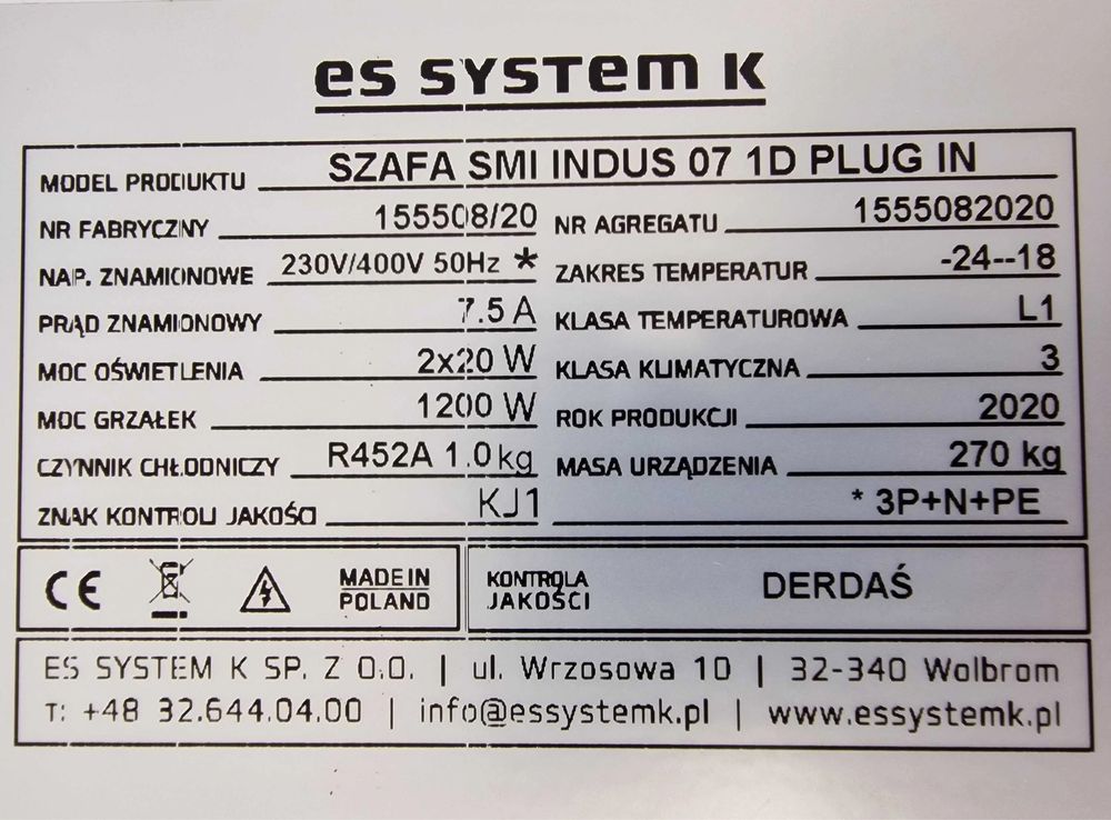 Vitrina frigorifica pentru congelare ES System / JBG2