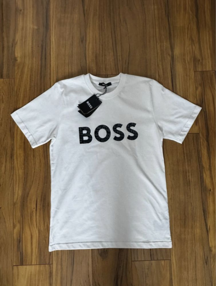 Tricou alb BOSS - XL