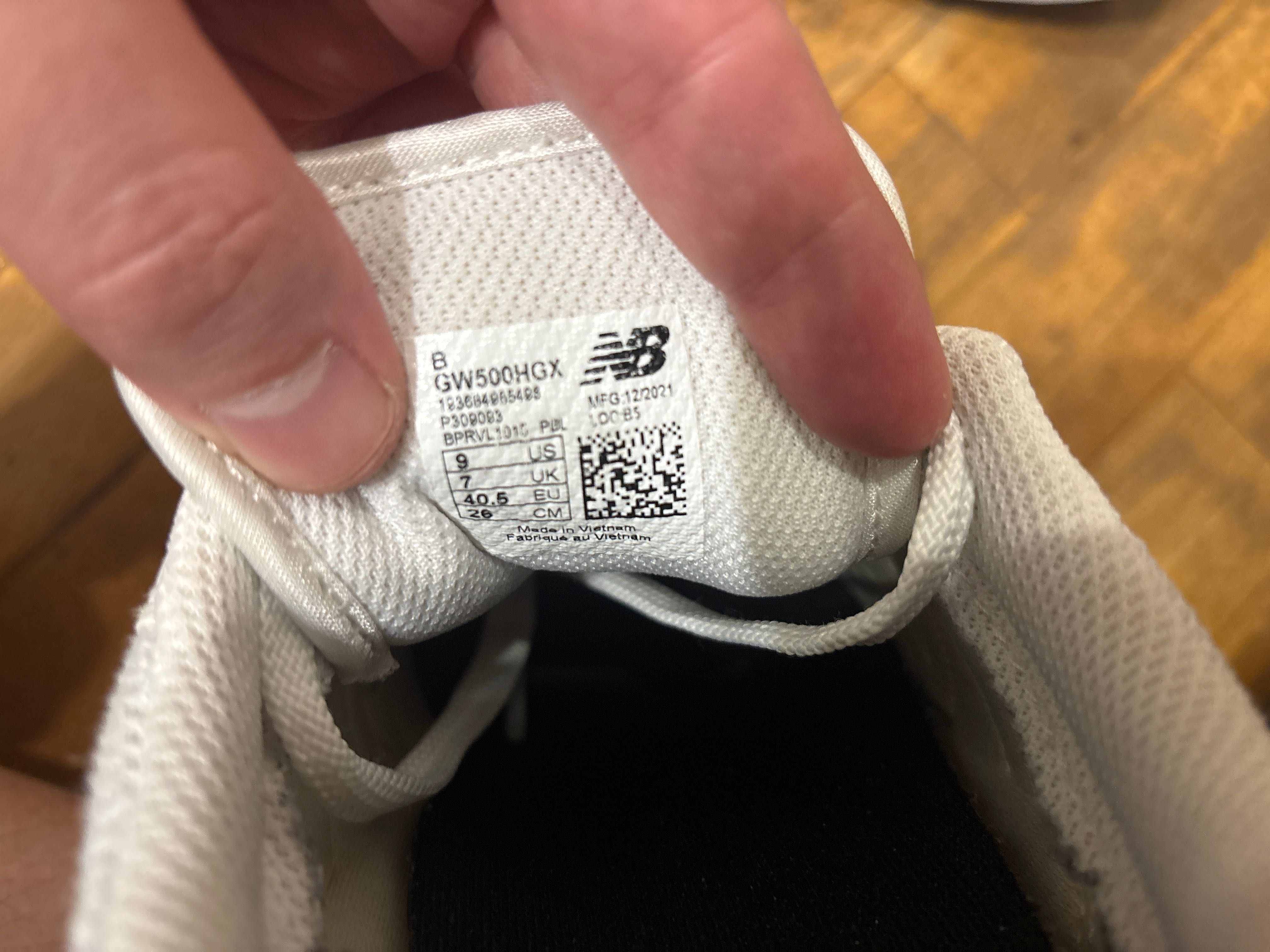 New balance NB500 бели маратонки
