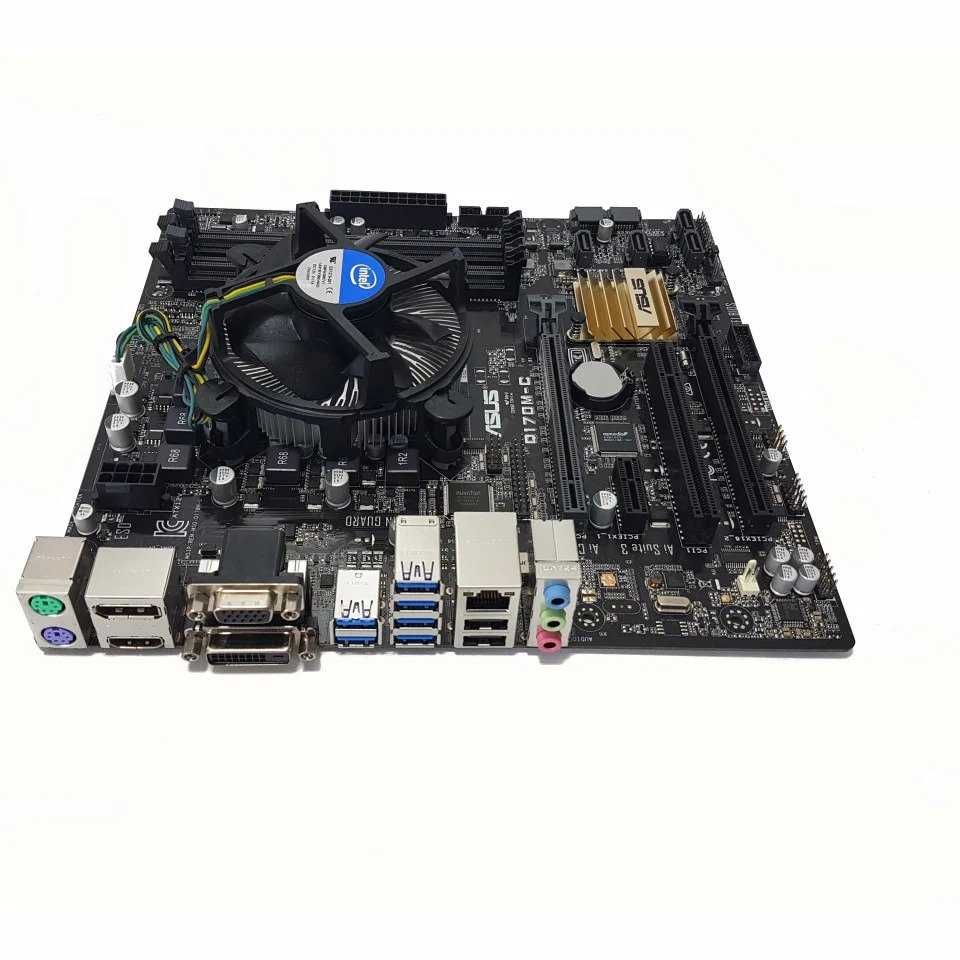 Placa de baza ASUS 1151 + i5 7400 +8Gb Ram DDR4 + Cooler + Garantie