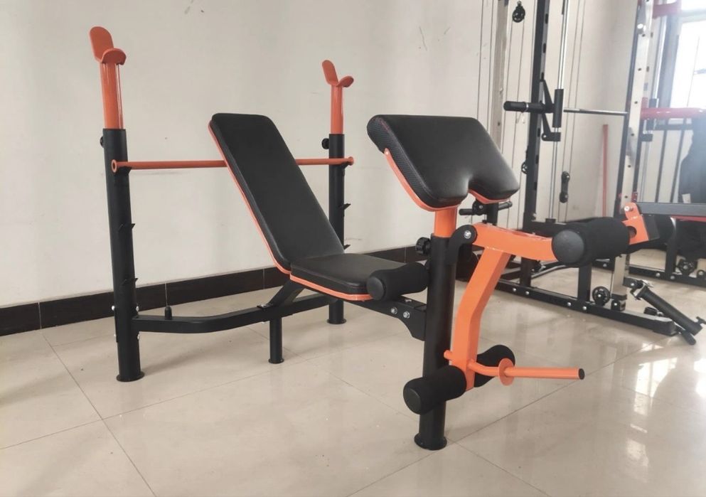 Подштанга Лежак для гантелей штанга и пресса Скамя для штанга и гантел
