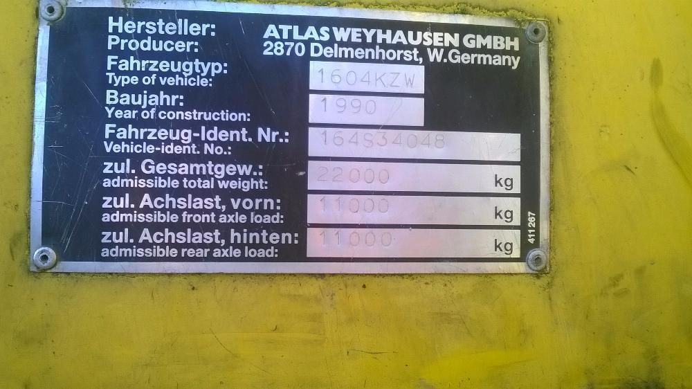 Excavator Atlas 1604 ,dezmembrez