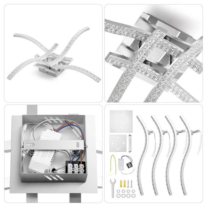 LED Плафониер 32W 3520 lm 5500K