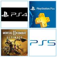 Продажа игр PS5 PS4 Пополнение PSN Подписки PS Plus Лиры Гривны