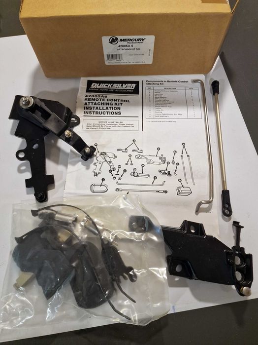 Mercury 6/8/9.9/15 к.с. | К-т за монтаж на дистанционно управление