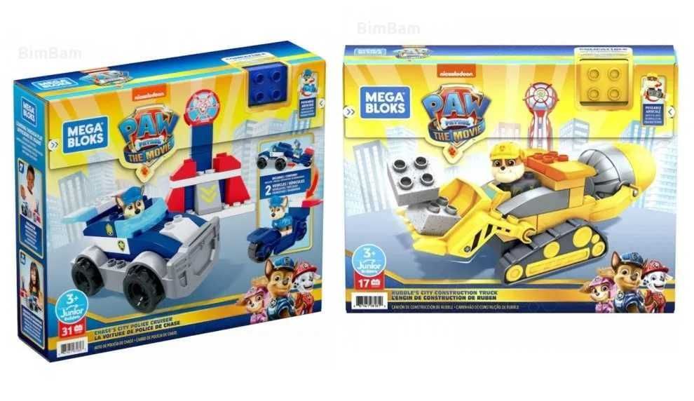 Конструктор MEGA BLOKS® Paw Patrol RUBBLE' S CITY /CHASE'S CITY Police