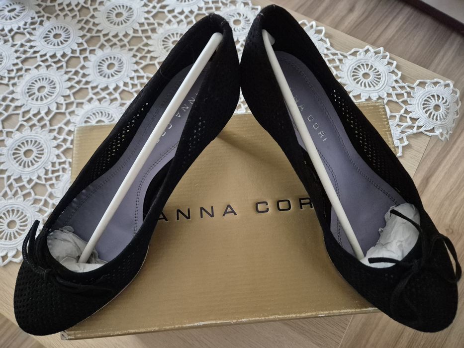 Pantofi piele întoarsă Anna Cori