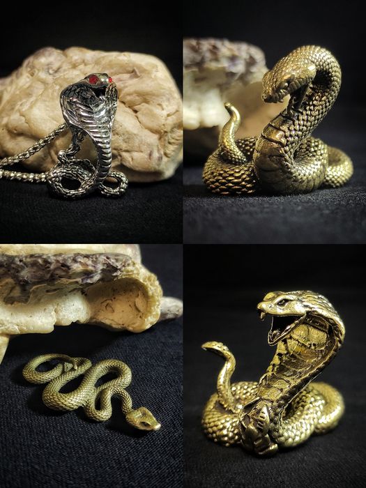 Змея. Статуэтки и Кулоны.