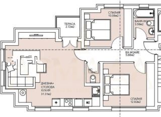 Продава се Тристаен апартамент в Пловдив, Беломорски - 98 кв.м за 1449 €/кв.м - Снимка #1