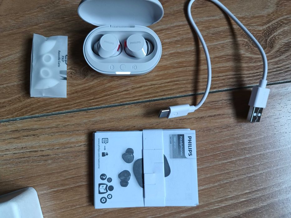 Casti Noi PHILIPS TAT1209WT/00, True wireless,Bluetooth,In-ear