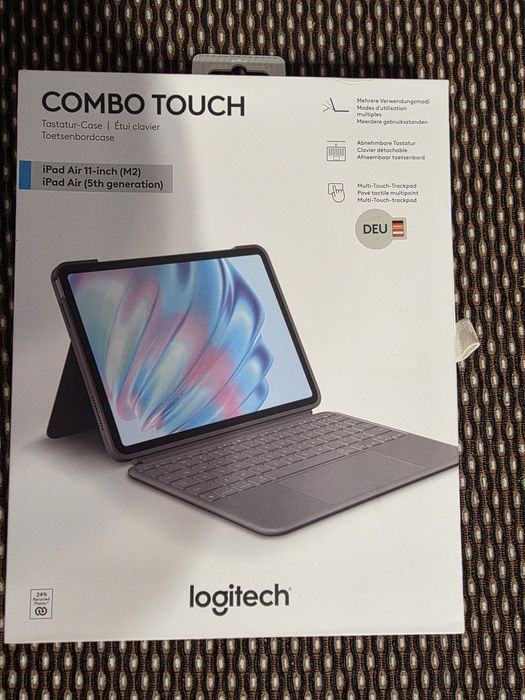 Husă cu Tastatură Logitech pentru ipad air 11 m2 - ca nou