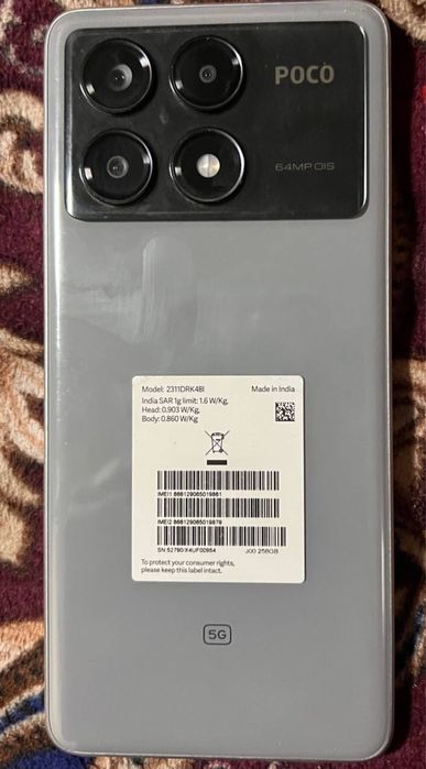Poco x6 pro 5g kafolati bor.