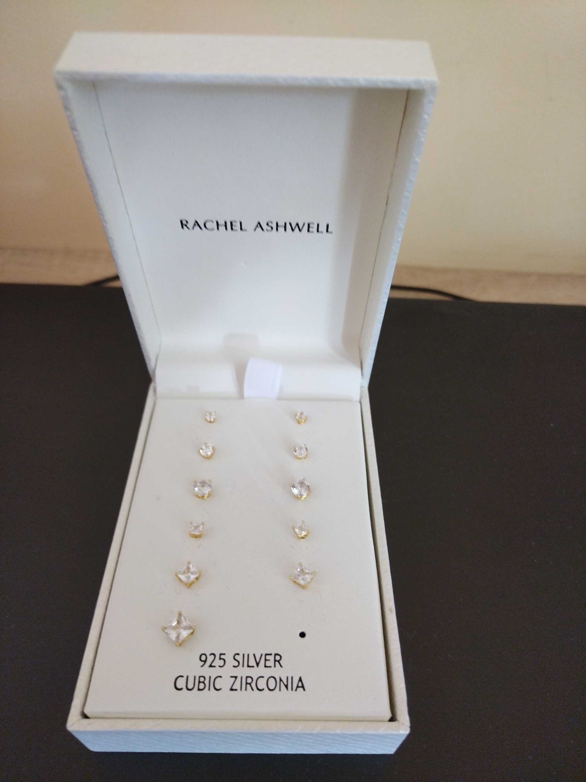 Обеци Rachel Ashwell сребро, цирконий