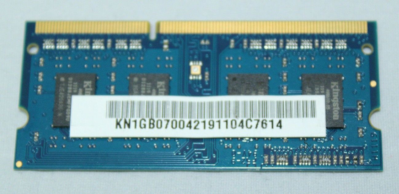 Kingston 1GB DDR3 RAM PC3-10600S-9-10-B10 1333MHz 1Rx8 SODIMM ACR128X6