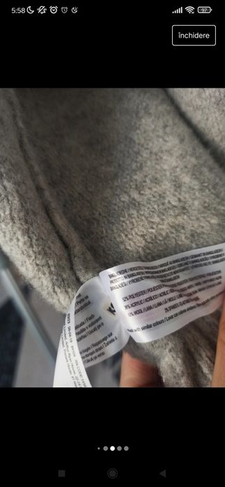 Cardigan lung Primark conținut de lana