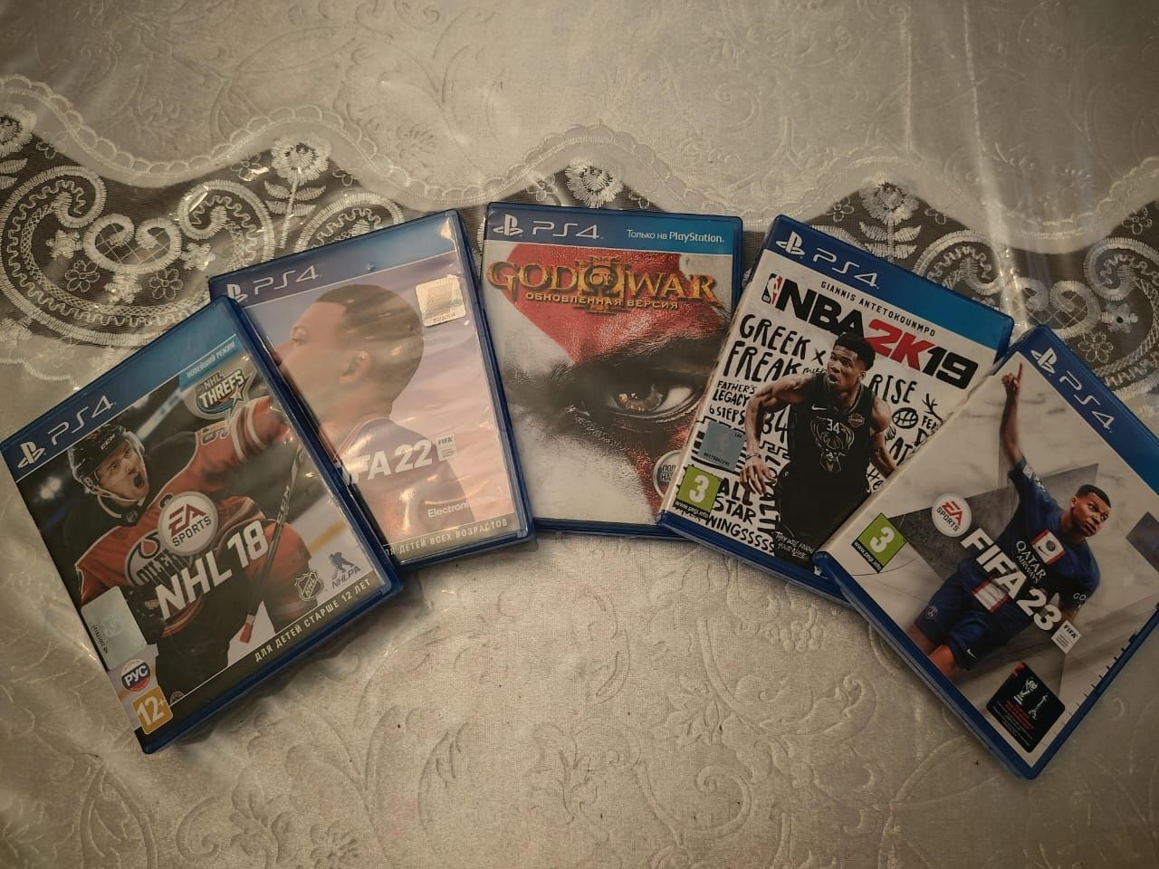 Продажа дисков на PS 4