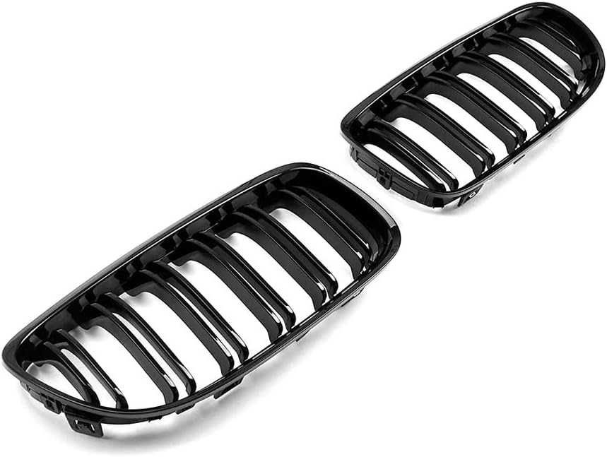 Решетки Бъбреци за BMW 3 серия 09>12г. E90 E91 LCI Двойни Черен Гланц