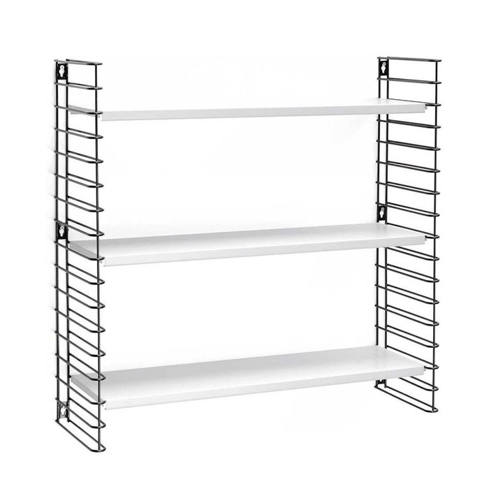 Tomado rafturi etajere perete sistem modular metal Adriaan Dekker