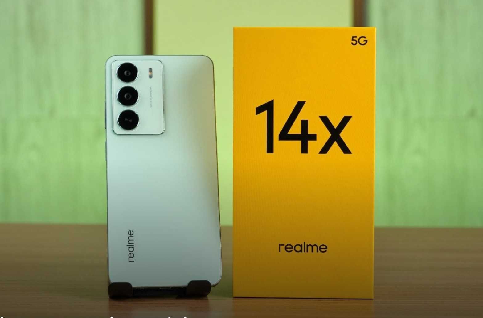 ЧИСТО НОВ В ГАРАНЦИЯ! Realme 14x 5G 256gb + 8gb RAM