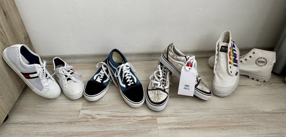 Страхотни кецове Vans, Palladium, TOMMY HILFIGER