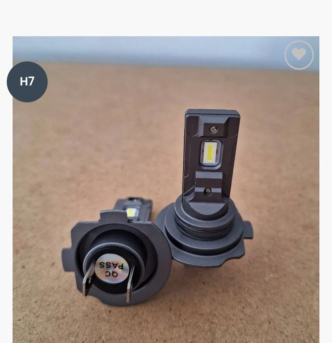 Set becuri led h 7 putere 15.000 lumeni