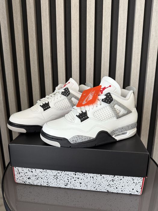 Jordan 4 white cement