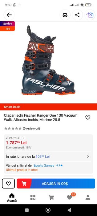 Clapari fisher ranger one vacuum walk 28,5