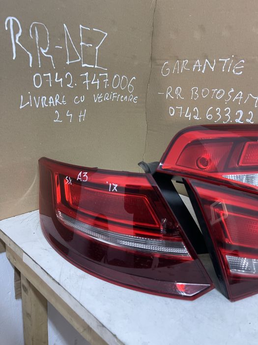 Triple LED Audi A3 8V Facelift 8V4945069 tripla stanga dreapta 2017