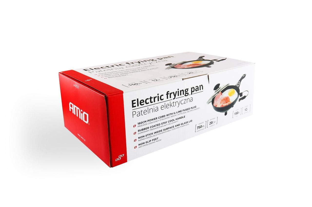тиган amio електрически за автомобил 20см х 4см 150w 12v 02532