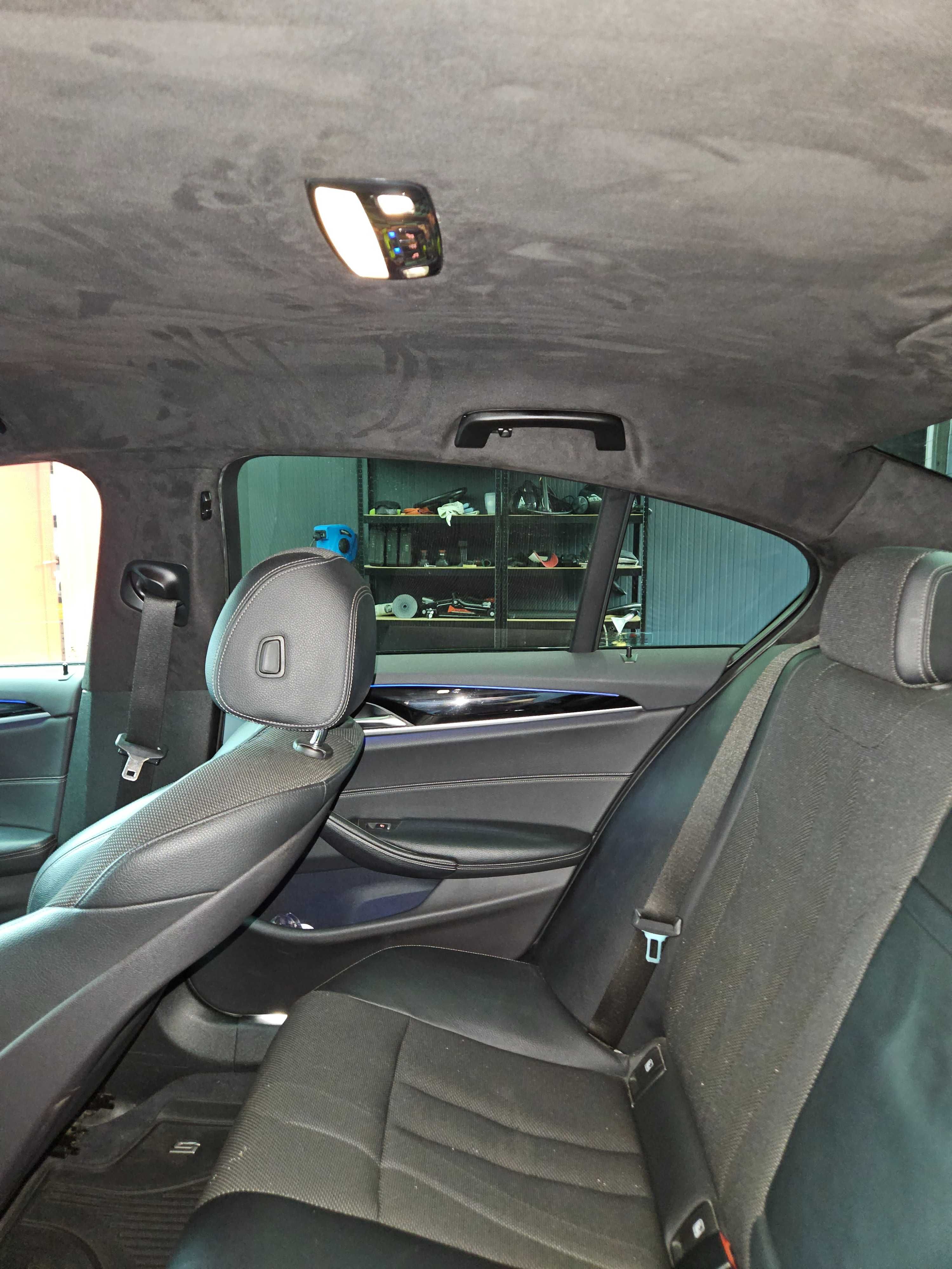 Material textil/alcantara retapitare Nissan + kit plafon instelat