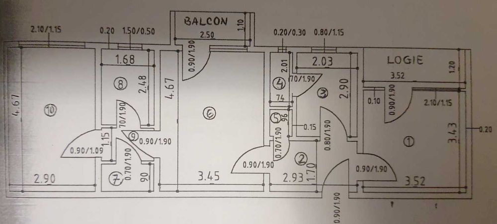 apartament 3 camere P.Roș-Cantemir, Iasi