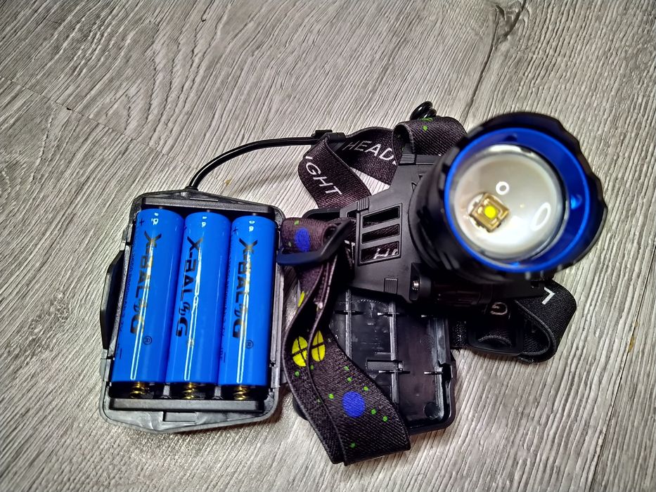 Lanterna de Cap cu zoom, LED LASER PM20 ULS, Distanta 1,2 km