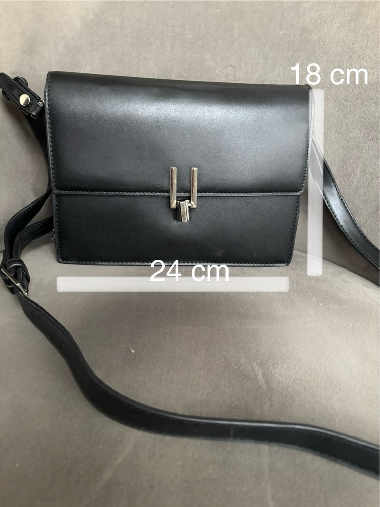 Geanta neagra de umar - 24x18 cm - Reserved