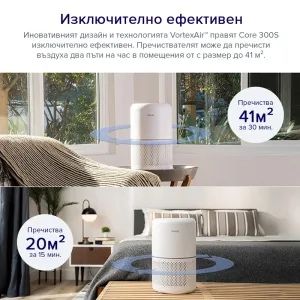 Пречиствател за въздух Levoit Core 300S,41 м2 WIFI/App/тих