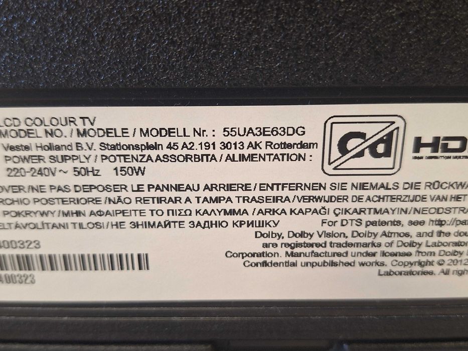 Led tv Toshiba 55AU3E63DG