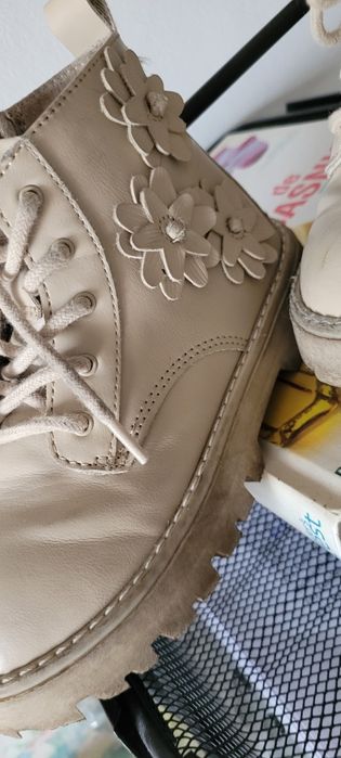 Ghete copii piele naturala Zara